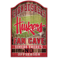 Wholesale-Nebraska Cornhuskers Wood Sign 11" x 17" 1/4" thick