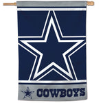 Dallas Cowboys MEGA LOGO Vertical Flag 28" x 40"