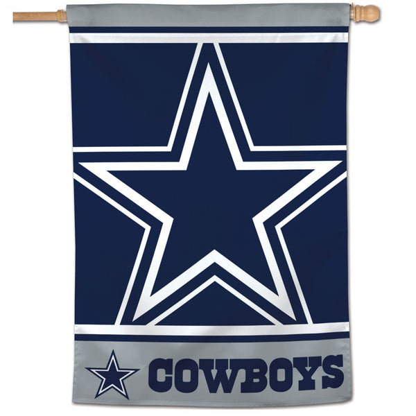 Dallas Cowboys MEGA LOGO Vertical Flag 28" x 40"