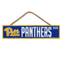 Wholesale-Pittsburgh Panthers Wood Sign-with Rope 4" x 17"