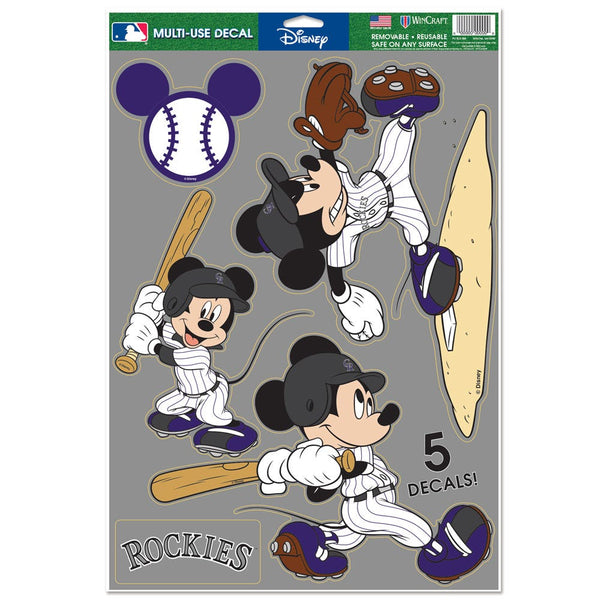 Colorado Rockies / Disney MICKEY Multi-Use Decal 11" x 17"