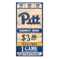 Wholesale-Pittsburgh Panthers Wood Sign 6x12 3/8" thick