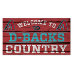 Arizona Diamondbacks Wood Sign 13"x24" 1/4" thick