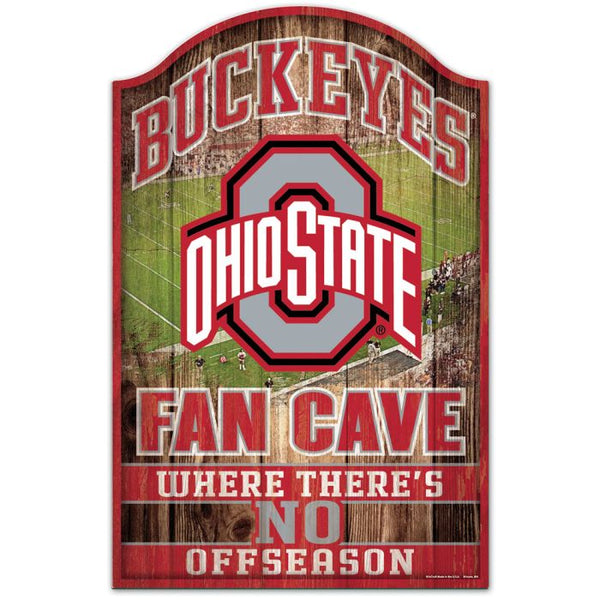 Wholesale-Ohio State Buckeyes Wood Sign 11" x 17" 1/4" thick