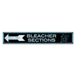 Miami Marlins Wood Sign 6"x36" 3/8" thick