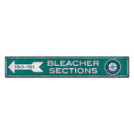Seattle Mariners SECTIONS Wood Sign 6"x36" 3/8" thick