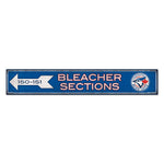 Toronto Blue Jays SECTIONS Wood Sign 6"x36" 3/8" thick