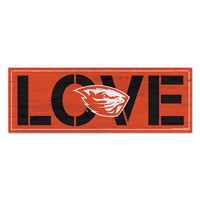 Wholesale-Oregon State Beavers Wood Sign 8"x23" 1/4" thick