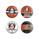 Anaheim Ducks Button 4 Pack 1 1/4" Rnd
