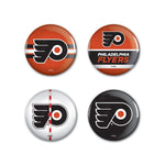 Philadelphia Flyers Button 4 Pack 1 1/4" Rnd