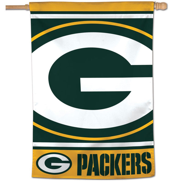 Green Bay Packers MEGA LOGO Vertical Flag 28" x 40"