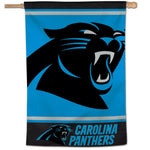 Carolina Panthers MEGA LOGO Vertical Flag 28" x 40"
