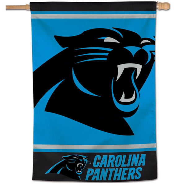 Carolina Panthers MEGA LOGO Vertical Flag 28" x 40"