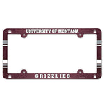 Montana Grizzlies Lic Plate Frame Full Color