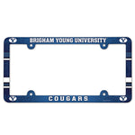 Brigham Young Cougars Lic Plate Frame Full Color