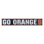 Syracuse Orange Wood Sign 6"x36" 3/8" thick
