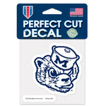 Wholesale-Michigan Wolverines /College Vault vault Perfect Cut Color Decal 4" x 4"