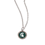 Wholesale-Michigan State Spartans Bracelet w/Charm Jewelry Carded