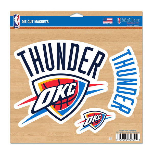 Oklahoma City Thunder Vinyl Magnet 11" x 11"
