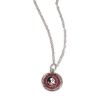 Wholesale-Florida State Seminoles Bracelet w/Charm Jewelry Carded