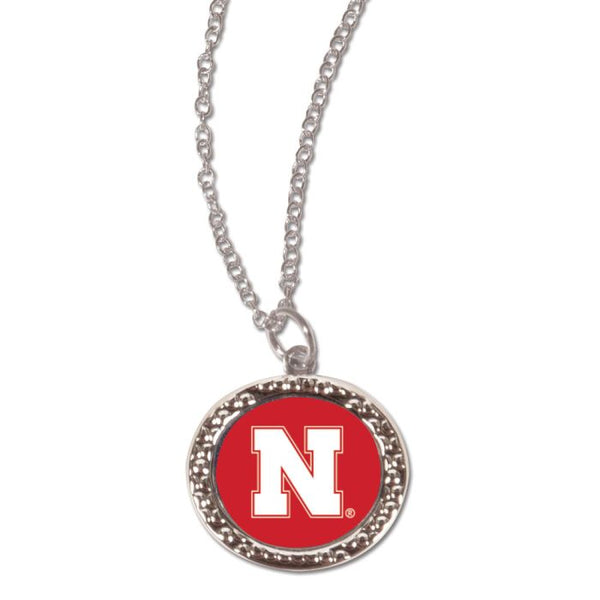 Wholesale-Nebraska Cornhuskers Necklace w/Charm Jewelry Card