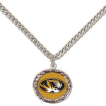 Missouri Tigers Necklace w/Charm Jewelry Card