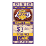 Los Angeles Lakers Wood Sign 6x12 3/8" thick