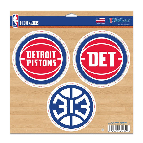 Detroit Pistons Vinyl Magnet 11" x 11"