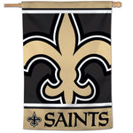 New Orleans Saints MEGA LOGO Vertical Flag 28" x 40"