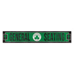 Boston Celtics Wood Sign 6"x36" 3/8" thick