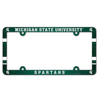 Wholesale-Michigan State Spartans Lic Plate Frame Full Color