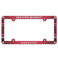 Ohio State Buckeyes Lic Plate Frame Full Color