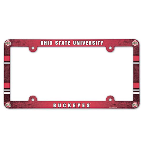 Wholesale-Ohio State Buckeyes Lic Plate Frame Full Color