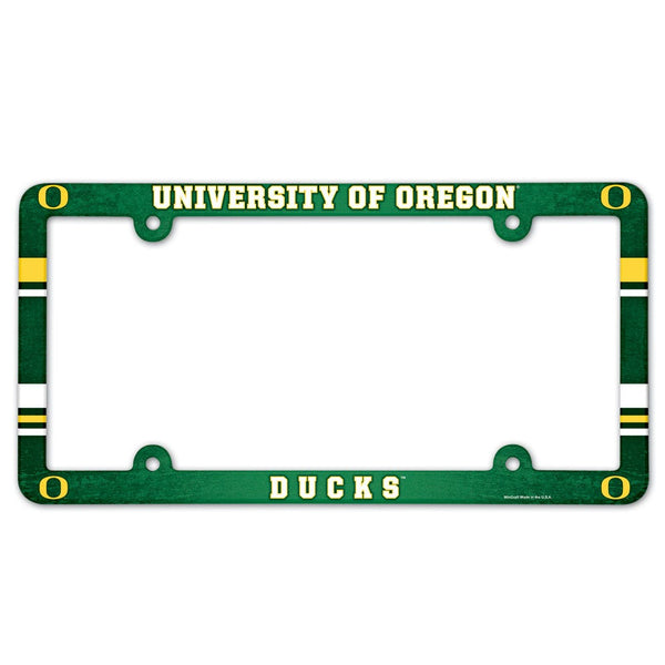 Oregon Ducks Lic Plate Frame Full Color