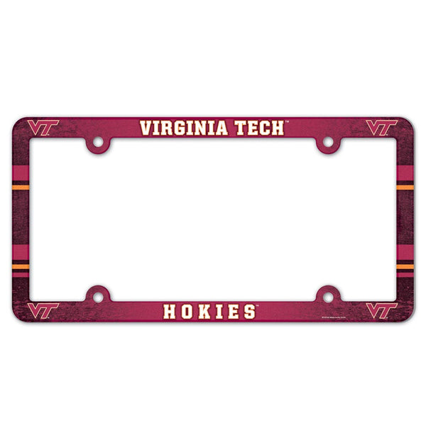 Virginia Tech Hokies Lic Plate Frame Full Color