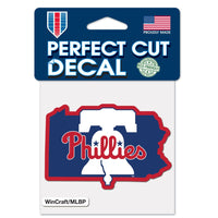 Philadelphia Phillies state Perfect Cut Color Decal 4" x 4"