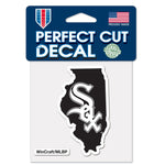 Chicago White Sox state Perfect Cut Color Decal 4" x 4"