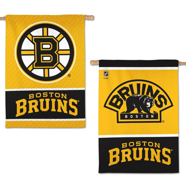 Boston Bruins Vertical Flag 2 Sided 28" x 40"