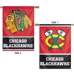Chicago Blackhawks Vertical Flag 2 Sided 28" x 40"