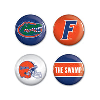 Florida Gators Button 4 Pack 1 1/4" Rnd