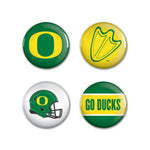 Oregon Ducks Button 4 Pack 1 1/4" Rnd
