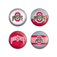 Wholesale-Ohio State Buckeyes Button 4 Pack 1 1/4" Rnd