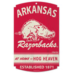 Arkansas Razorbacks /College Vault vault Wood Sign 11" x 17" 1/4" thick