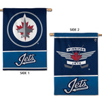 Winnipeg Jets Vertical Flag 2 Sided 28" x 40"