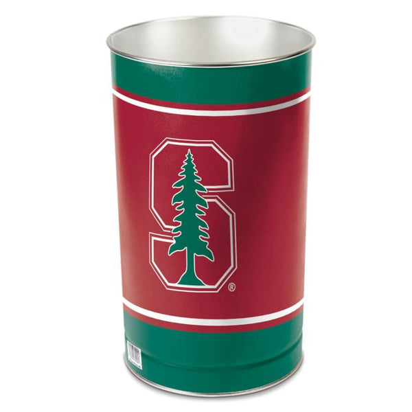 Wholesale-Stanford Cardinal Wastebasket - tapered 15"H