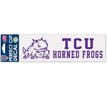 Wholesale-TCU Horned Frogs Perfect Cut Decals 3" x 10"