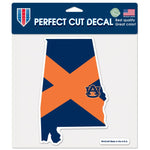 Wholesale-Auburn Tigers Perfect Cut Color Decal 8" x 8"