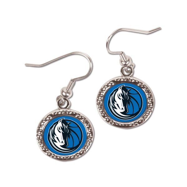 Dallas Mavericks Earrings Jewelry Carded Round