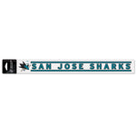 San Jose Sharks Perfect Cut Decals 2" x 17"