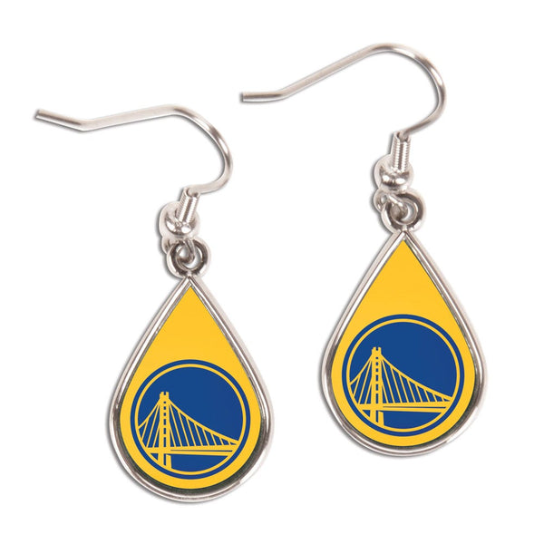 Golden State Warriors Earrings Jewelry Carded Tear Drop